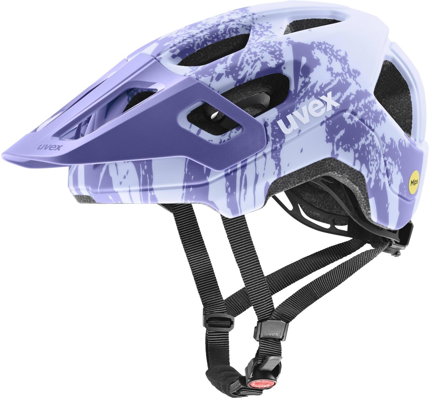 uvex React Jr. Mips Kinder-Fahrradhelm - 52-56 cm, 07 lume lilac matt