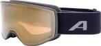 Alpina Venet QuattroVarioflex Skibrille 731 black matt gold