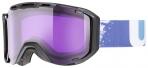 uvex Snowstrike Skibrille 2224 black mat, psycho verspiegelt