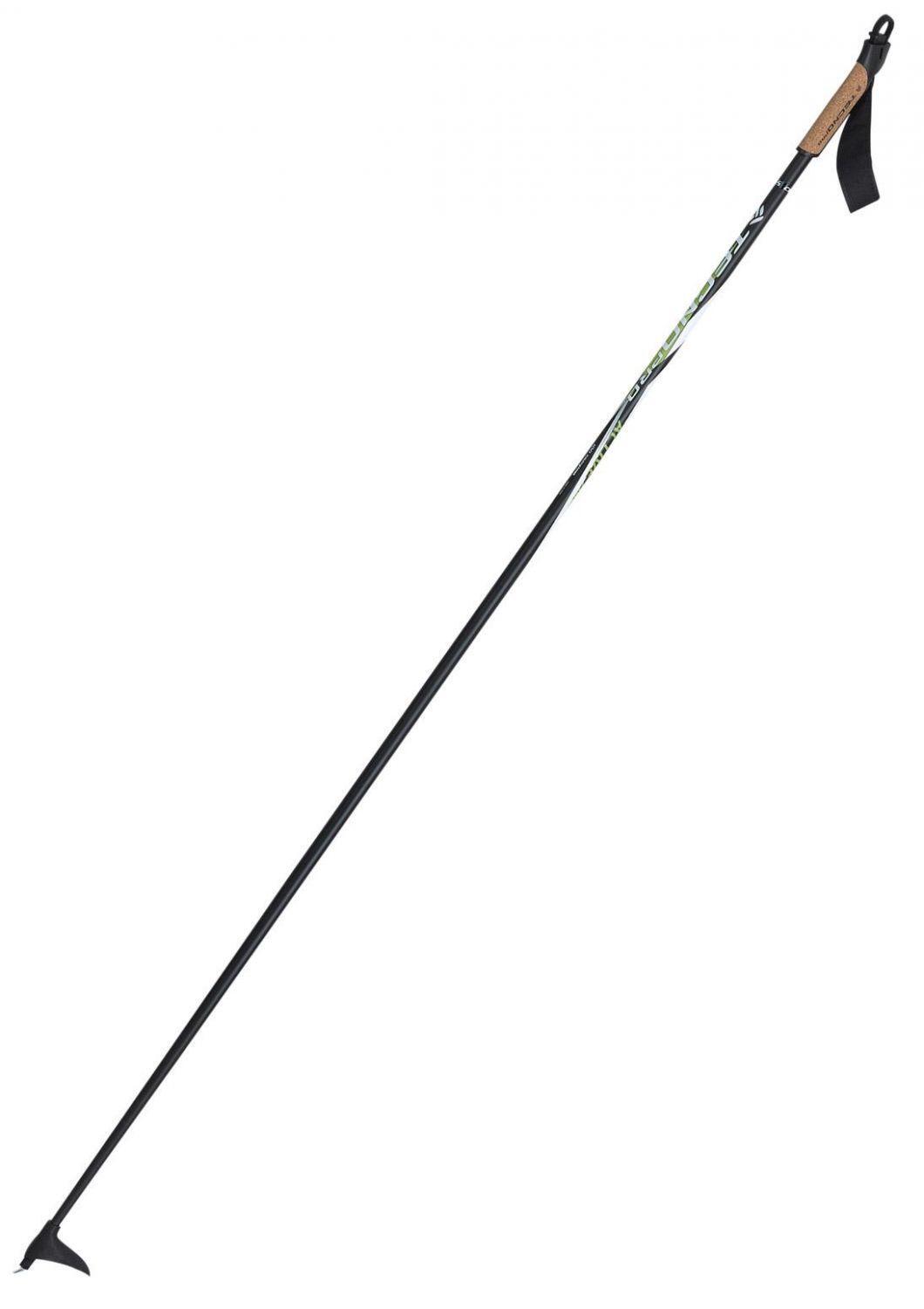 TecnoPro Active 80 Langlaufskistock (Stocklänge: 150 cm, 901 schwarz/grün)