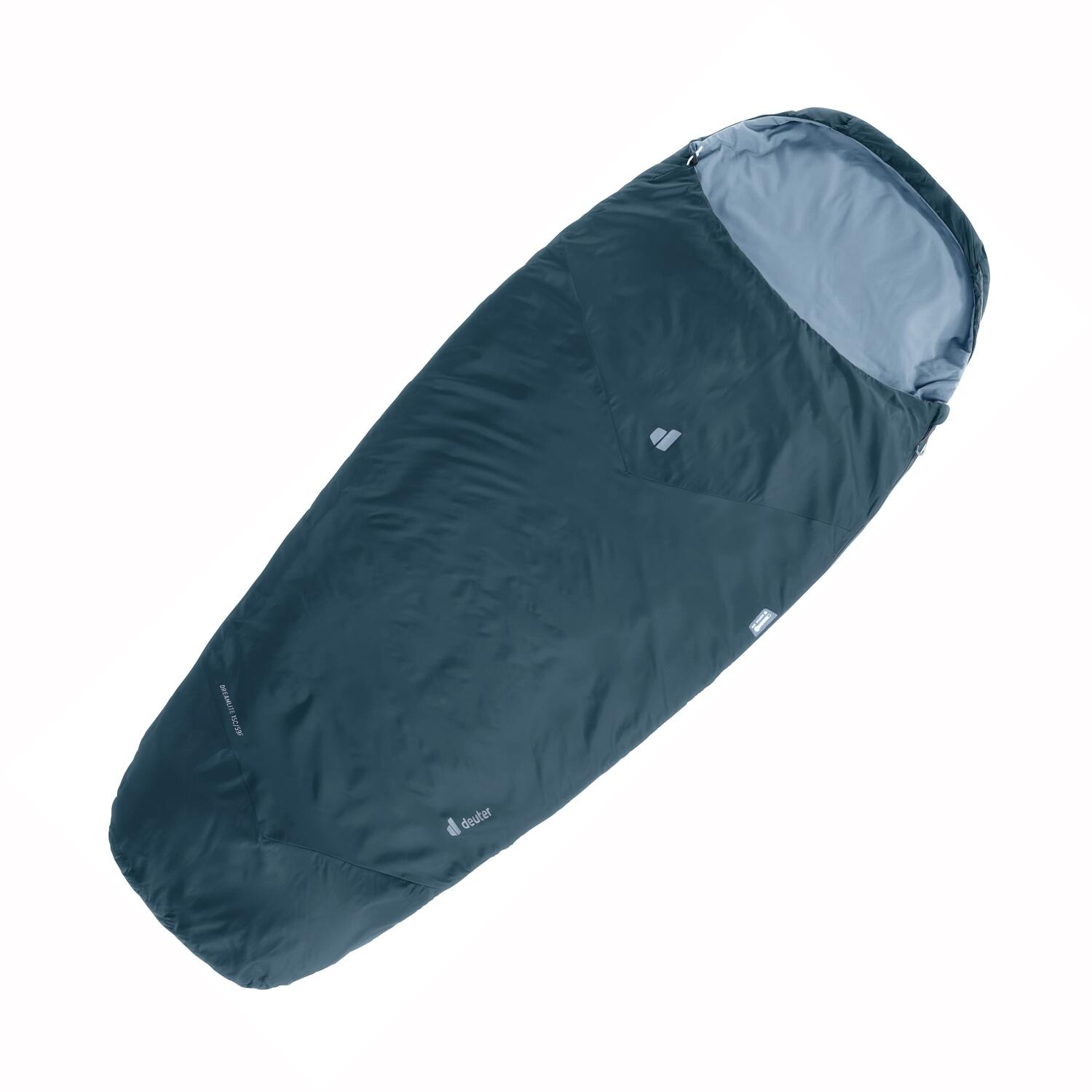 Deuter Dreamlite Kunstfaserschlafsack 15C° (1014 nautic/breeze, 01 links)