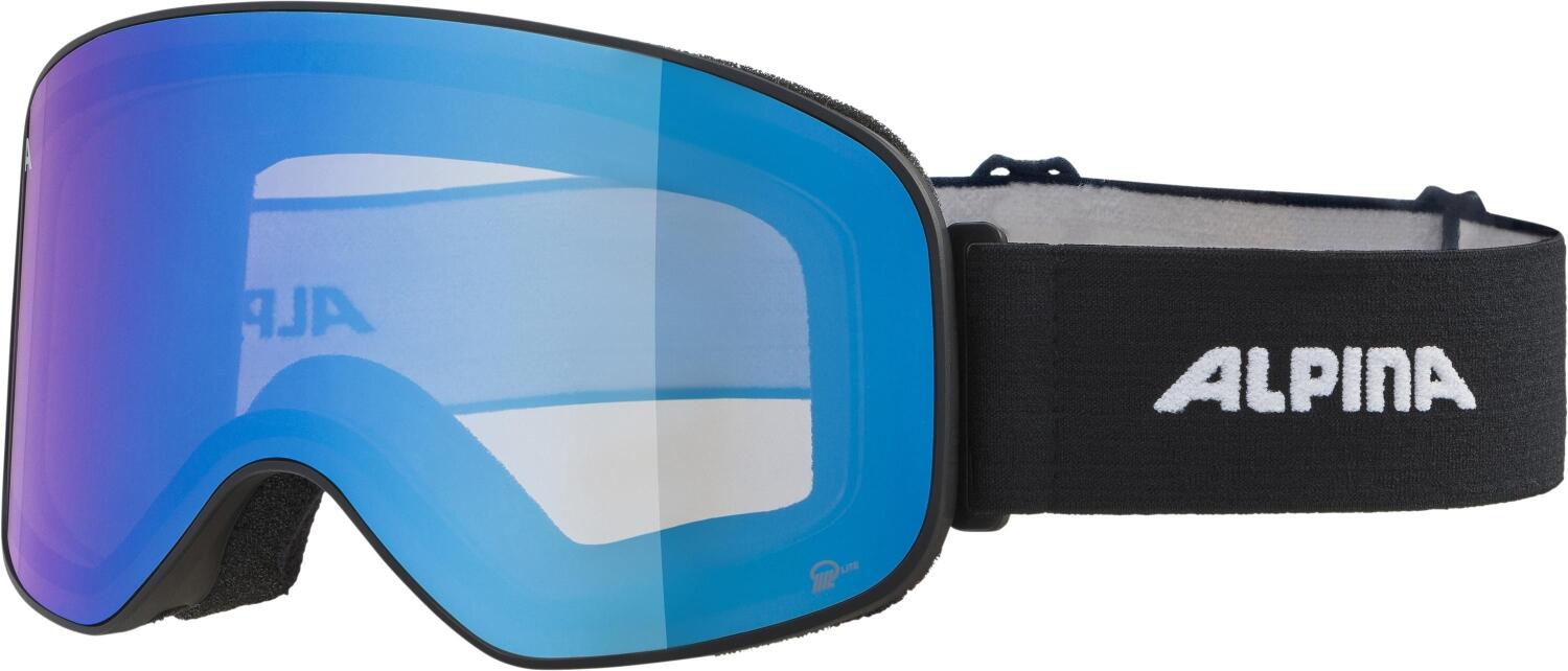 Alpina Slope Q-Lite Skibrille 831 black matt, Scheibe: Q-Lite blue S2))