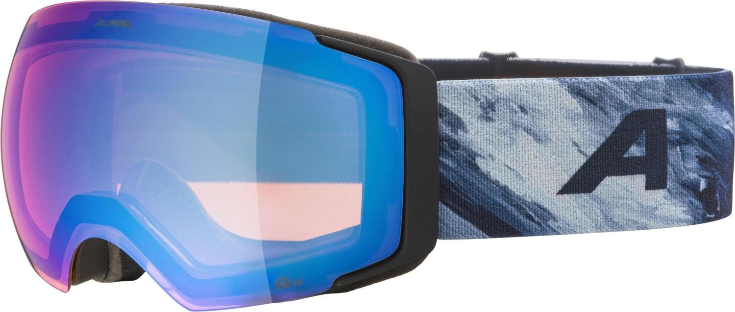 Alpina Falera MAG Q-Lite Skibrille Klickscheibe (882 black/blue matt, Scheibe: blue (S2) / pink (S1))