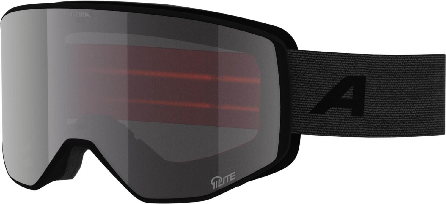 Alpina Venet M Q-Lite Skibrille (831 black matt, Scheibe: silver (S2))