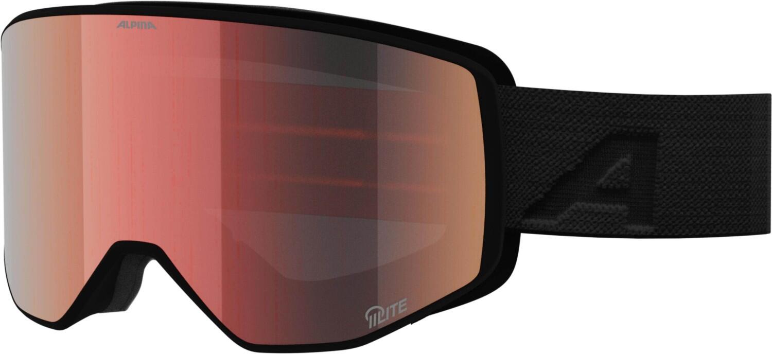 Alpina Venet M Q-Lite Skibrille (832 black matt, Scheibe: red (S2))