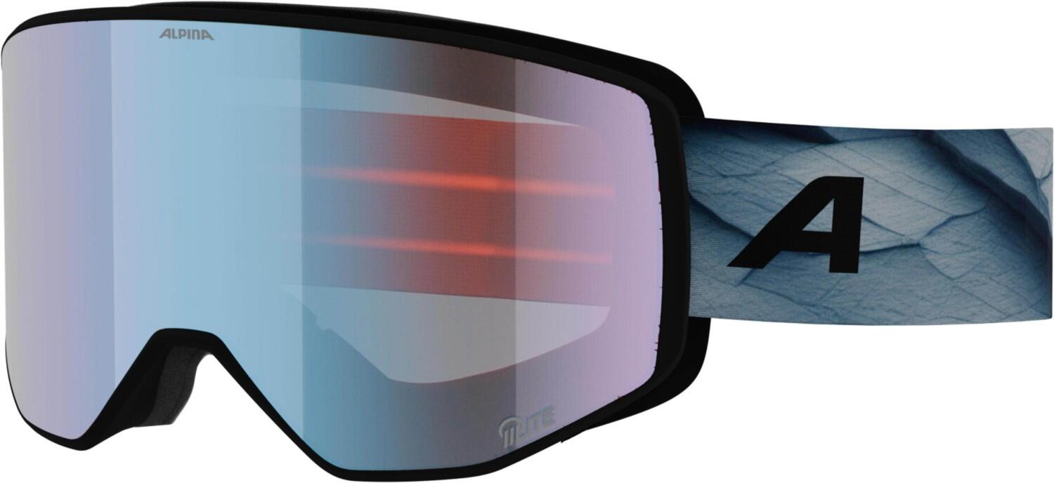 Alpina Venet M Q-Lite Skibrille (882 black/blue matt, Scheibe: blue (S2))