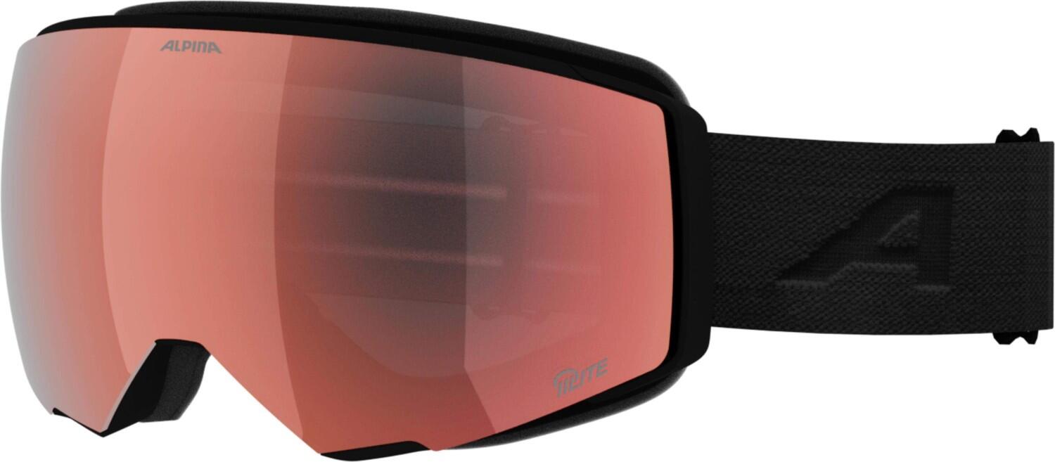 Alpina Granby 2 small Q-Lite Brillenträgerskibrille (831 black matt, Scheibe: Q-Lite red (S2))