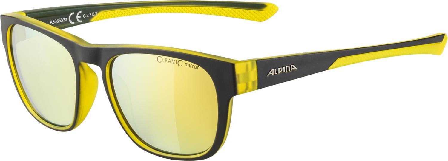 4003692301949 - Lino II Sportbrille (Farbe 333 black neon transparent matt Scheibe neon yellow mirror (S3))