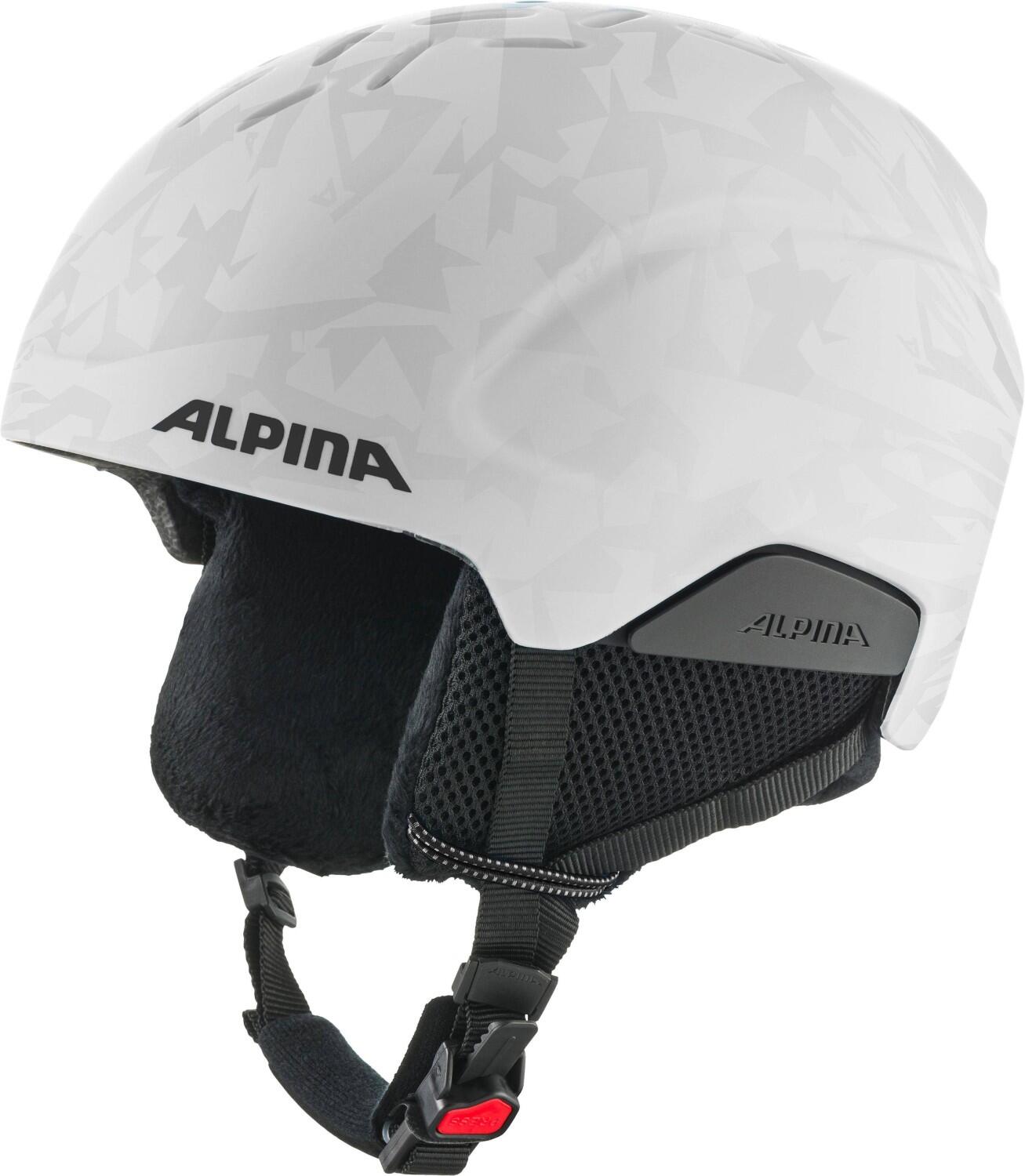 Alpina Pizi Kinder Skihelm (46-51 cm, 37 white camo)
