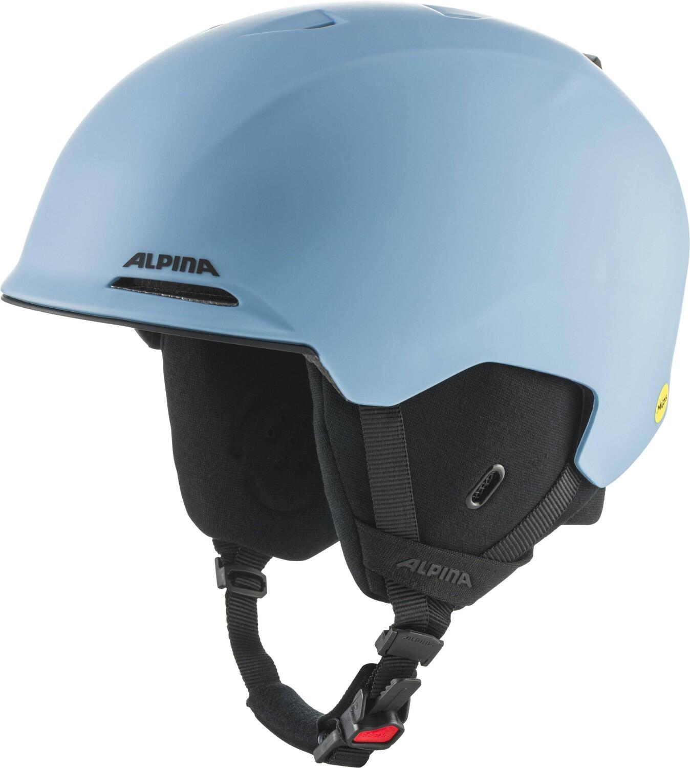 Alpina Kroon Mips Skihelm (51-55 cm, 46 smoke/blue matt)