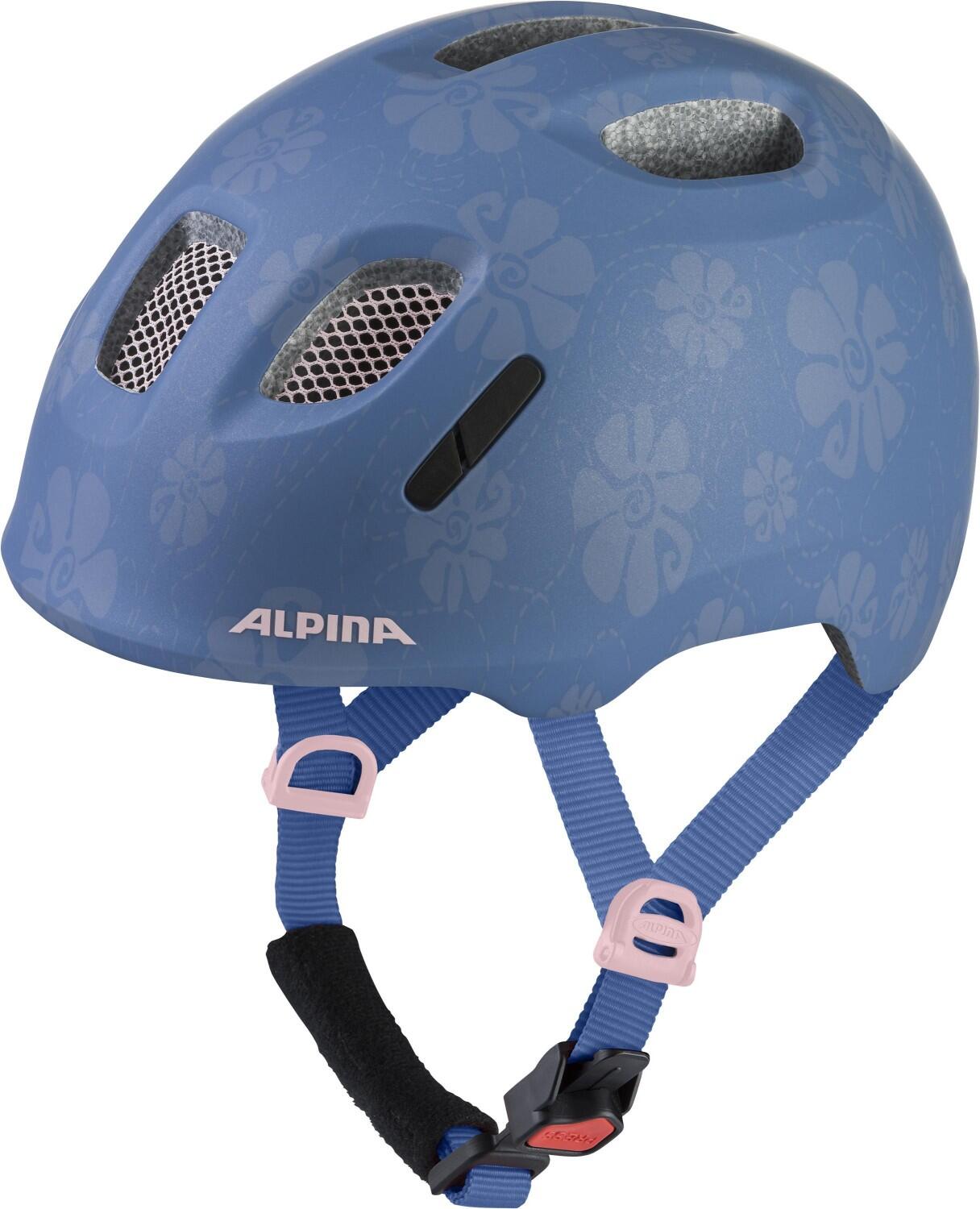 Alpina Ximo 2 LE Kinderfahrradhelm (47-51 cm, 81 soft blue flowers matt)