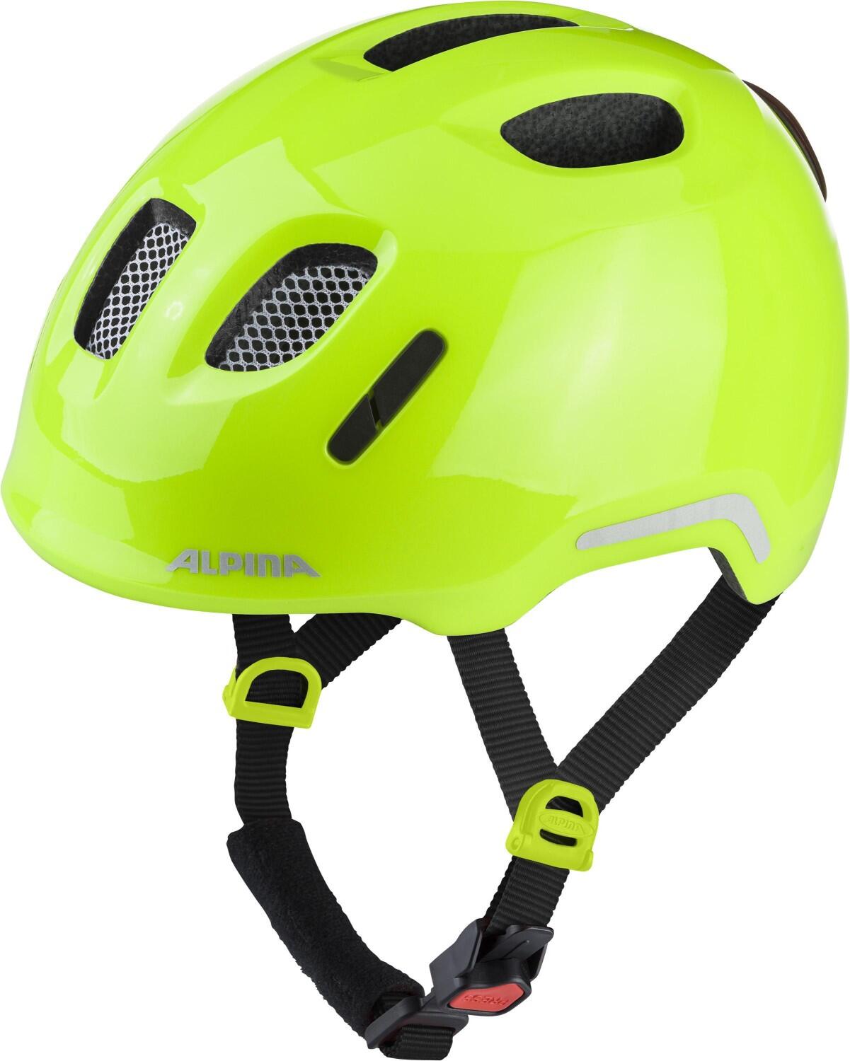 Alpina Ximo 2 Flash Kinderfahrradhelm (45-49 cm, 40 be visible gloss)