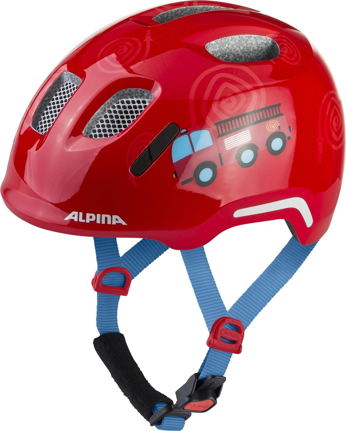 Alpina Ximo 2 Flash Kinderfahrradhelm (49-54 cm, 50 fire fighter gloss)
