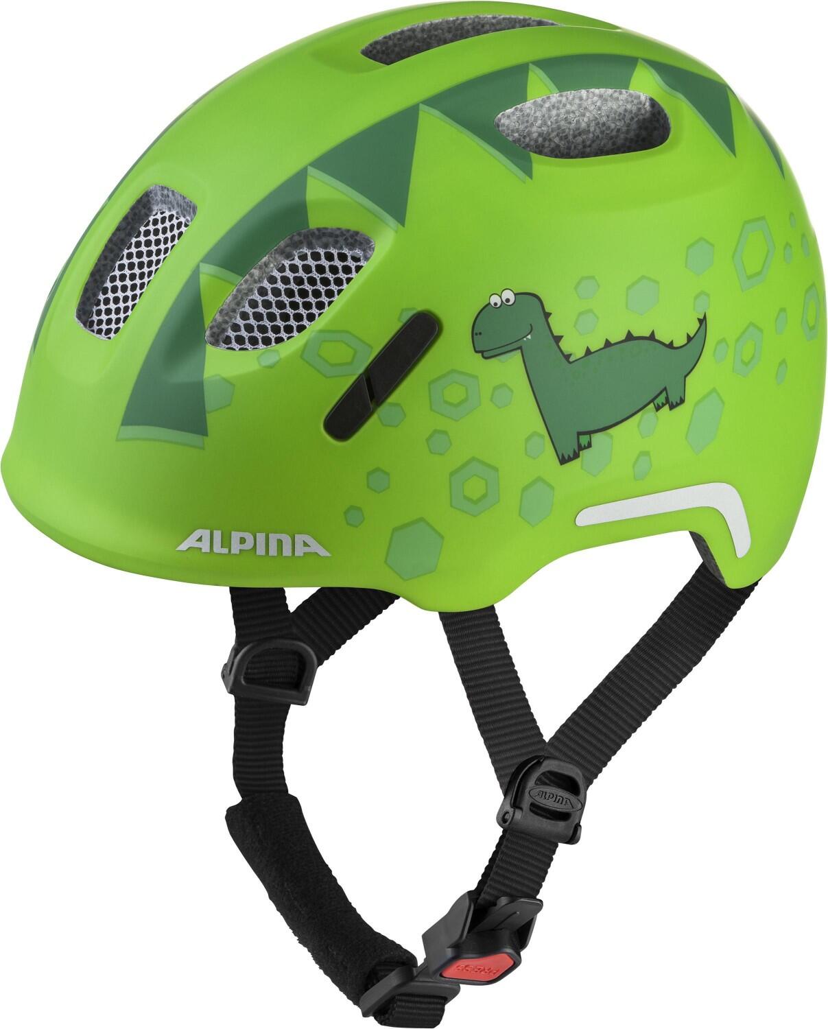 Alpina Ximo 2 Flash Kinderfahrradhelm (45-49 cm, 70 green dino matt)