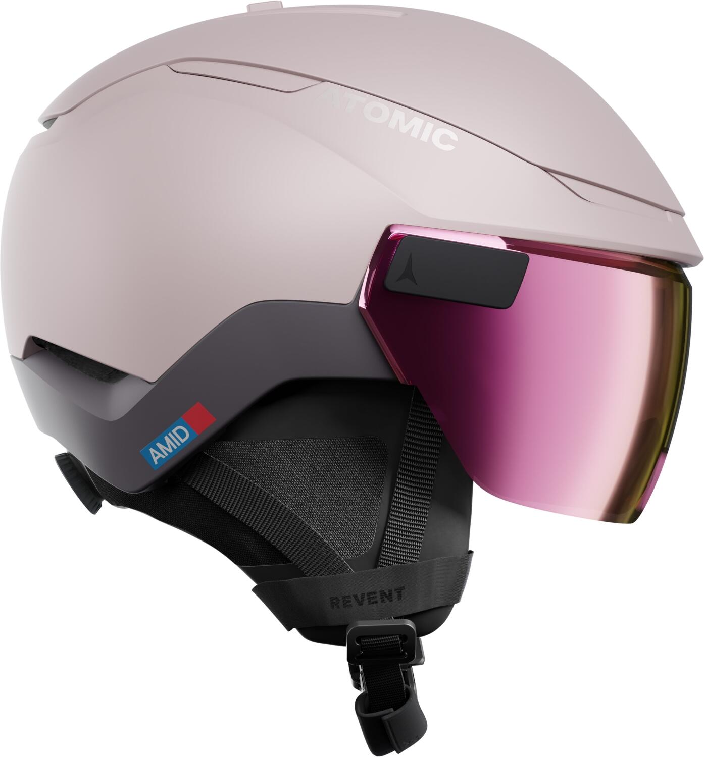 Atomic Revent GT AMID Visier HD Ski Helm (55-59 cm, dust)