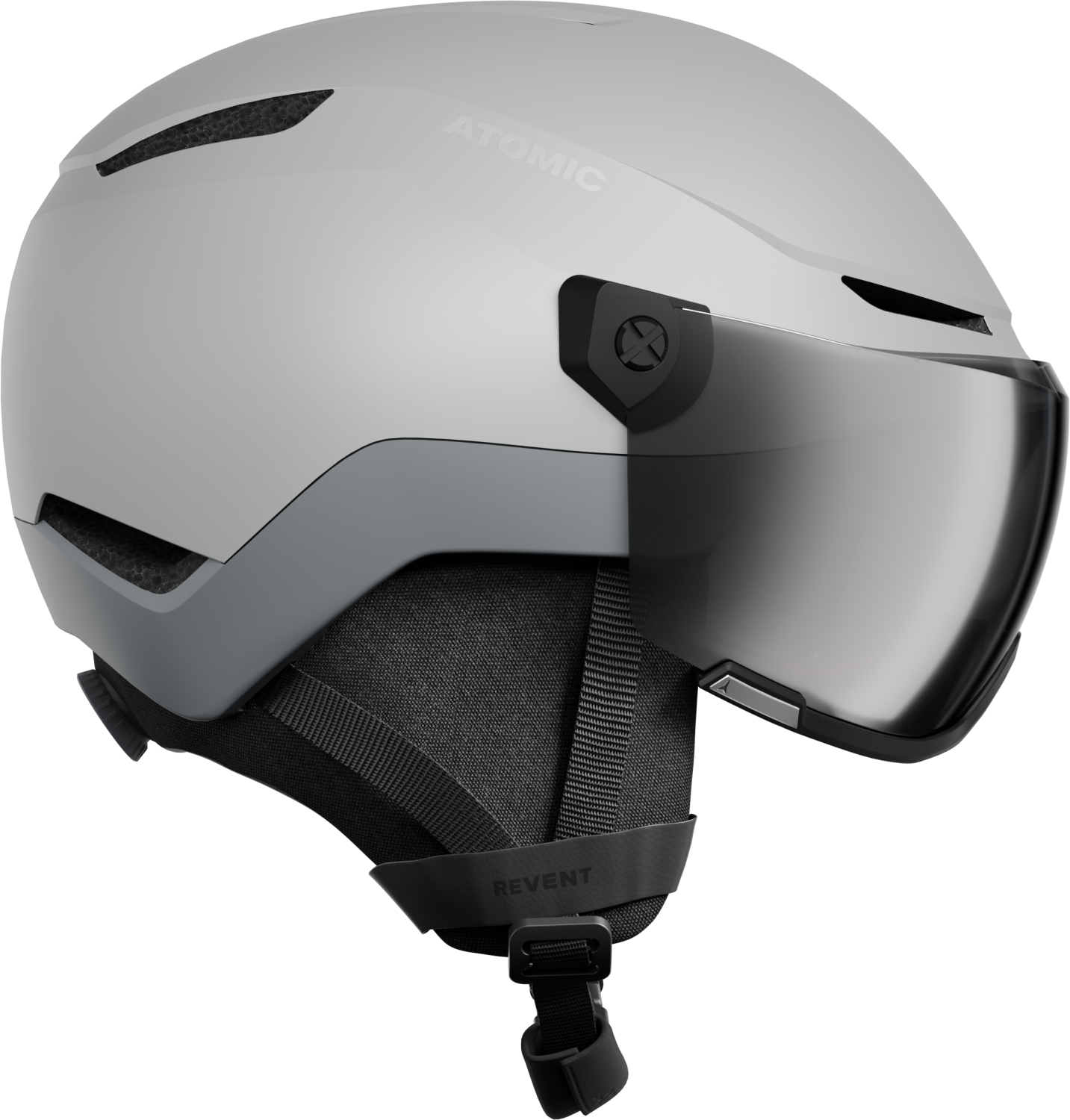 Atomic Revent Visor Stereo Skihelm (51-55 cm, concrete)