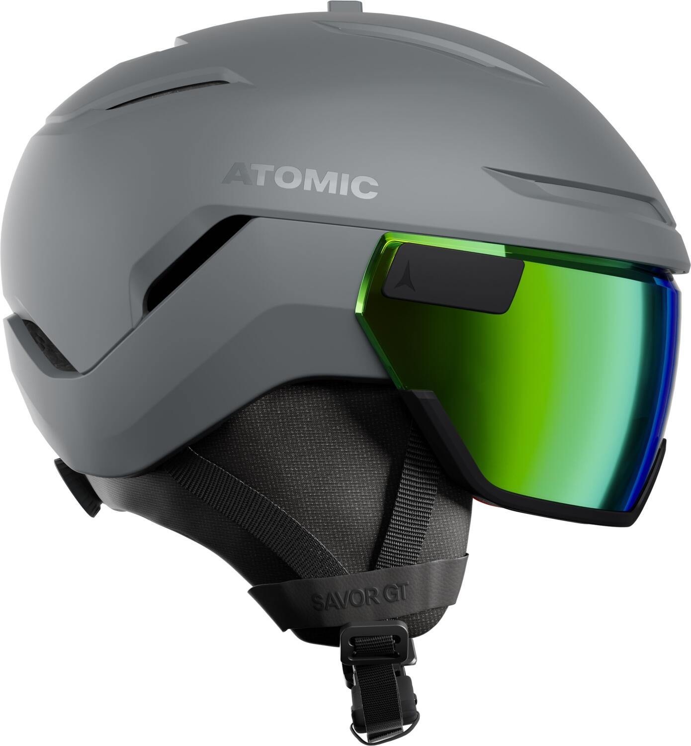 Atomic Savor GT Visor Stereo Skihelm (51-55 cm, limestone)