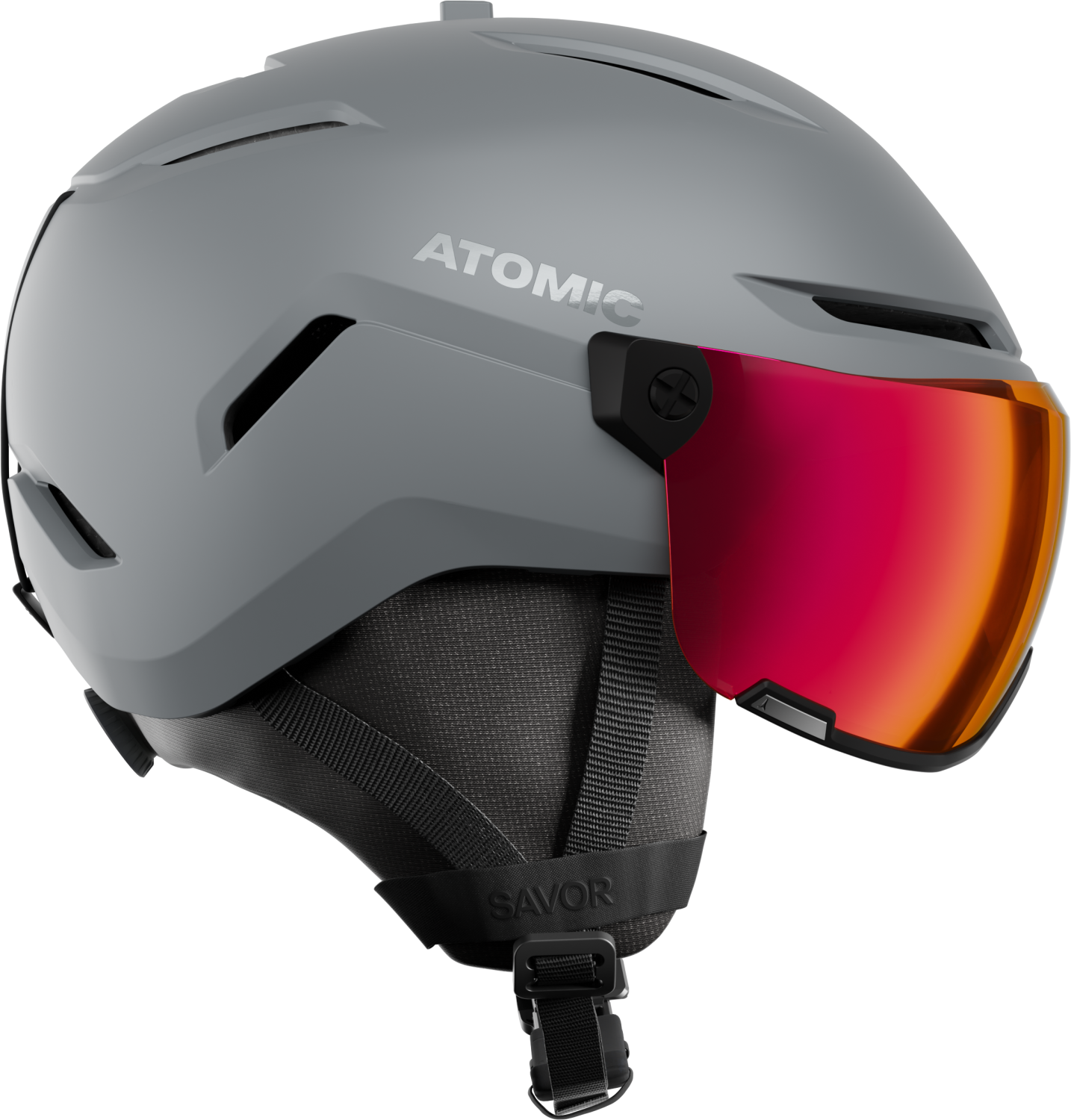 Atomic Savor Visor HD Skihelm (51-55 cm, limestone)