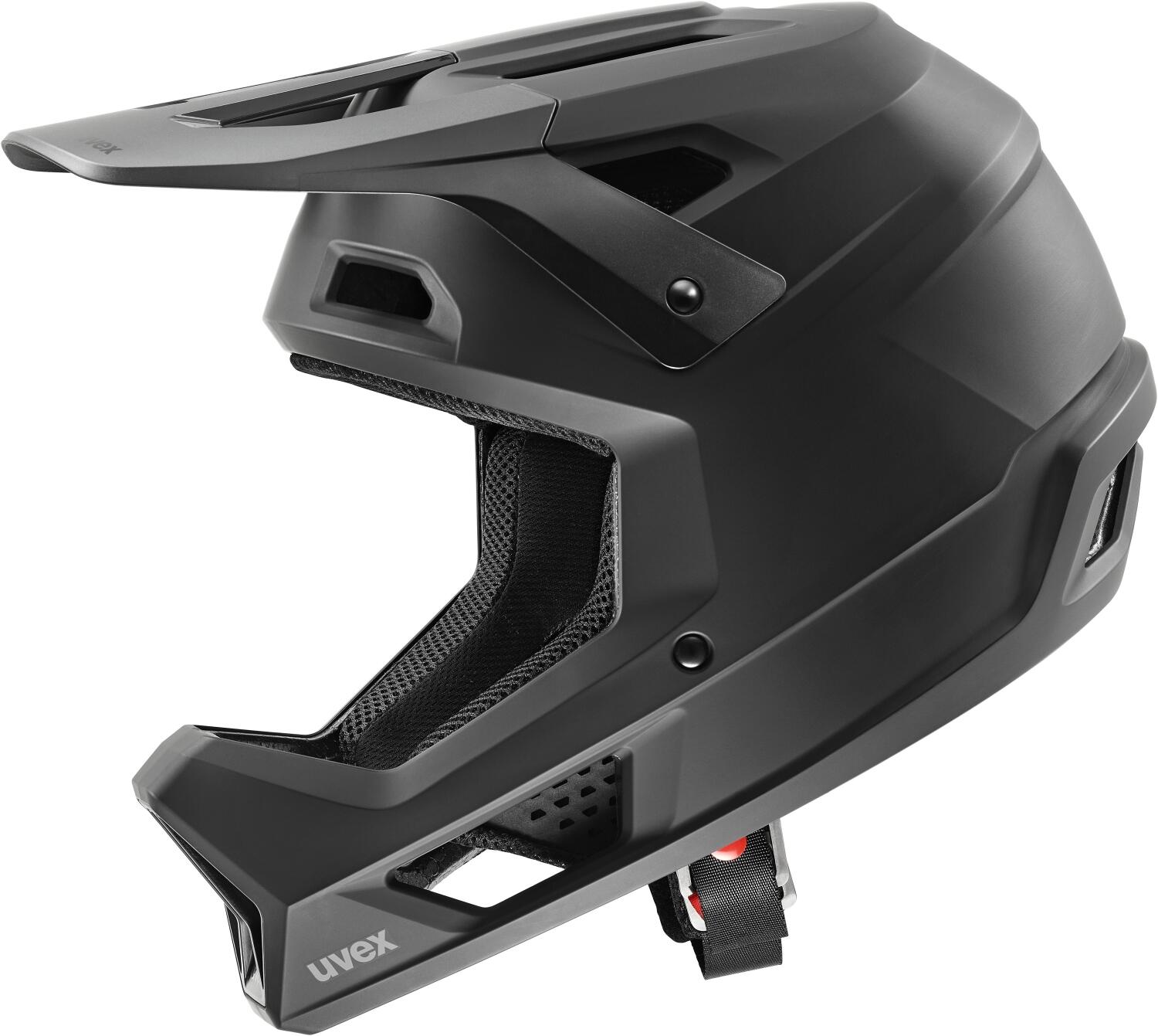 uvex Ravage Fullface Helm (60-63 cm, 01 black/rhino matt)