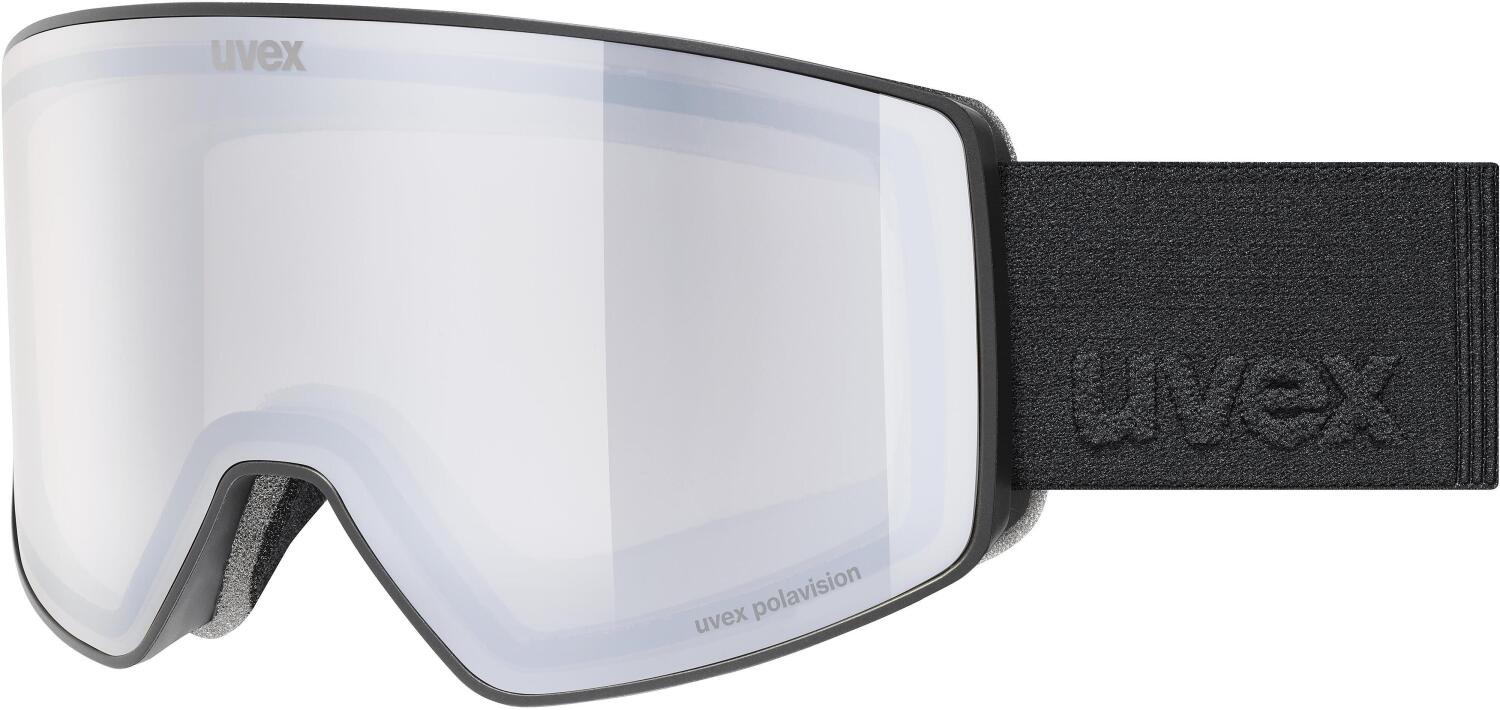 uvex Scenic Polavision Skibrille (2530 black matt, silver/polavision lightbrown/grey (S2))