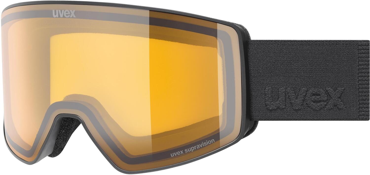 uvex Scenic Lasergold LG Skibrille (2230 black matt, yellow/yellow clear (S2))