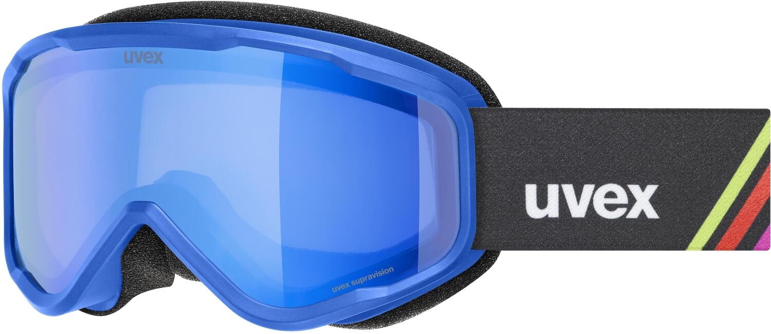 uvex Speedy Nova FM Kinderskibrille (4030 blue matt, mirror blue/green clear (S2))