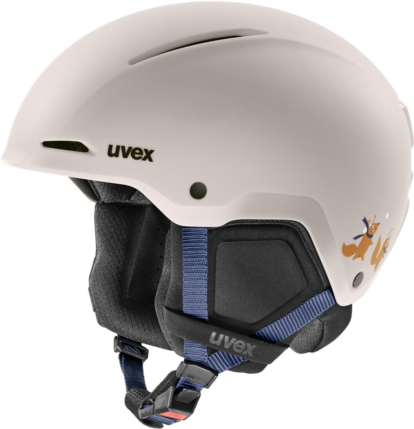 uvex Minimo Style Kinderskihelm (48-52 cm, 12 grey squirrel)