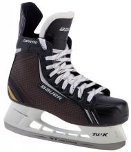 Bauer Supreme One Senior Schlittschuhe schwarz weiß Seitenansicht