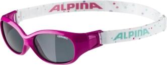 Alpina Flexxy Kids Sonnenbrille 457 pink/dots pink-weiß