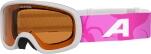 Alpina Piney 2.0 Skibrille 413 white/pink matt, Scheibe: orange (S2)