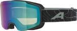 Alpina Taos Q-Lite Skibrille 872 black/willow/green matt, Scheibe: Q-Lite, green (S2)
