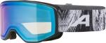 Alpina Venet Q-Lite Skibrille 833 black/glacier matt blue mirror S1