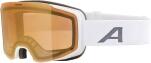 Alpina Taos Quattroflex Skibrille 812 white matt gold S2