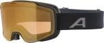 Alpina Taos Quattroflex Skibrille 832 black matt, gold (S2)