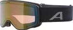 Alpina Venet Quattroflex Skibrille 831 black matt, Scheibe: red (S2)