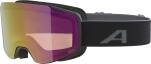 Alpina Taos Q-Lite Skibrille 834 black matt, Scheibe: Q-Lite, red (S2)