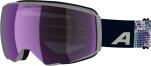 Alpina Granby 2 small Skibrille 834 black/lilac matt Q-Lite pink (S2)