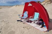 Strandmuscheln - Schutz vor Sonne und Wind am Strand