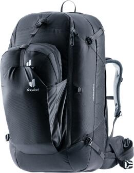 Deuter Access Pro 65 Reiserucksack schwarz Frontalansicht