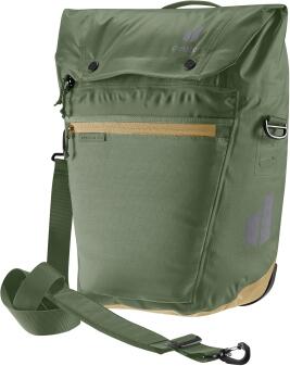 Deuter Fahrradtasche Mainhattan 17+10 grün Umhängetasche