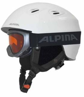 Alpina Junta Set Skihelm mit Skibrille