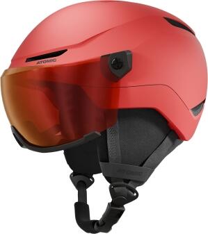Atomic Revent Visor Junior Skihelm red mit Visier
