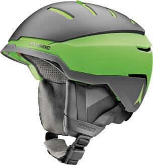 Atomic Savor GT Amid Skihelm grey/green Seitenansicht