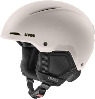 uvex Minimo Kinderskihelm weiß Seitenansicht
