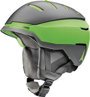 Atomic Savor GT Amid Skihelm grey/green Seitenansicht