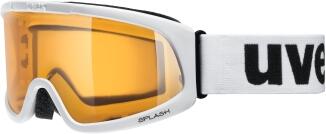 uvex Splash Skibrille 1119 white, single lens/lasergold lite