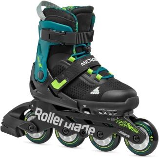 Rollerblade Microblade XT Kids Inlineskate schwarz türkis grün