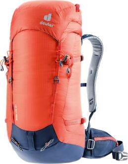 Deuter Guide Lite 30+ Tourenrucksack orange blau freigestellt