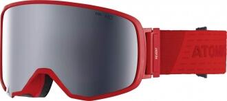 Atomic Revent Large Skibrille rote Skibrille mit verspiegelter Scheibe