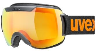 uvex Skibrille 2530 black mat mirror orange/colorvision yellow (S1)